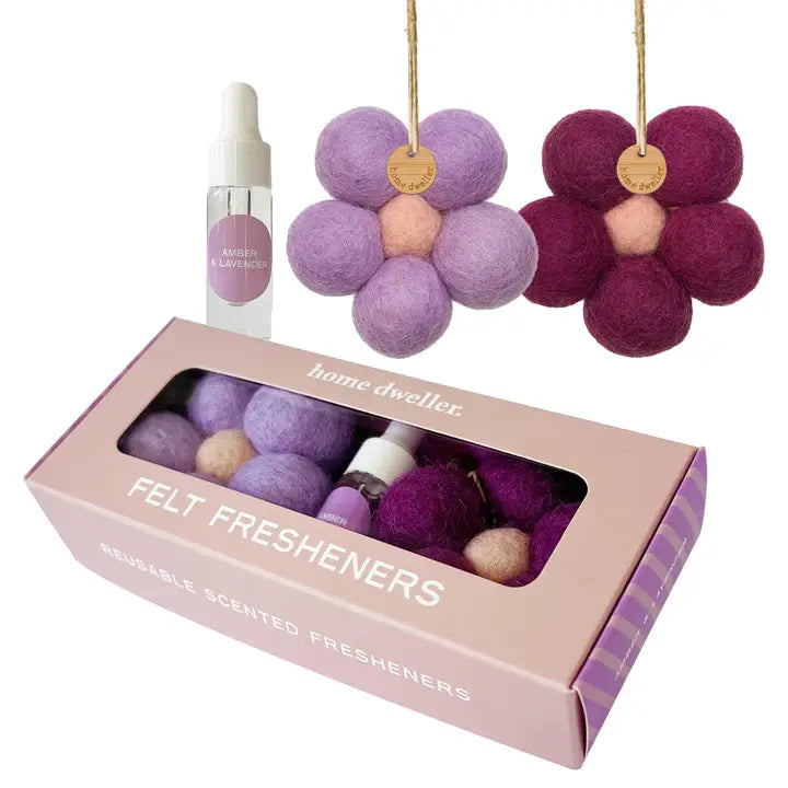 Felt Flower Fresheners