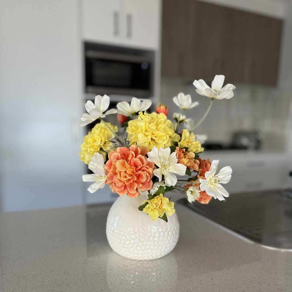 Zesty Bud Vase Arrangement